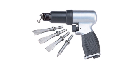 Licota PAH-20029H Пневматический молоток с 4-мя зубилами 190 мм Энерг. уд. 7,2Дж