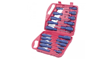 Набор отверток в пластиковом кейсе, 20 предметов МАСТАК 04-20C