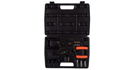 Набор съемников стопорных колец 254 мм, сменные насадки, 15 предметов, кейс AFFIX AF03300015C