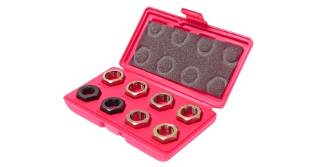 Набор инструментов для восстановления резьбы оси ШРУСа JTC 3917 (8 предметов в кейсе)