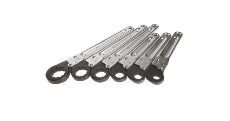 Набор трещоток 12-ти гранных раскрывающихся JTC 3325S (10-22 мм, 6 предметов)