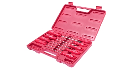 Набор отверток TORX JTC 3925 (T8Нх100 мм-Т40Hх150 мм, 9 предметов)