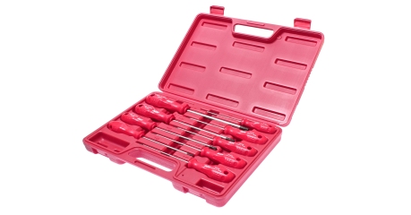 Набор отверток TORX JTC 3925 (T8Нх100 мм-Т40Hх150 мм, 9 предметов)