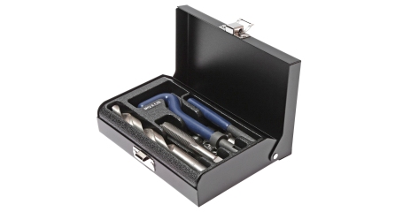 Набор инструментов для восстановления резьбы JTC 4787 (вставки М12х1,75, L=16,3 мм, 10 шт., 14 предметов)