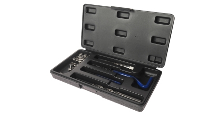 Набор инструментов для восстановления резьбы JTC 4782 (вставки М8х1,25, L=10,8 мм, 20 шт., 24 предмета)