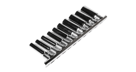 Набор головок торцевых 6-ти гранных глубоких JTC H410M (1/2