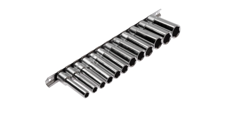 Набор головок торцевых 6-ти гранных глубоких JTC H312M (3/8