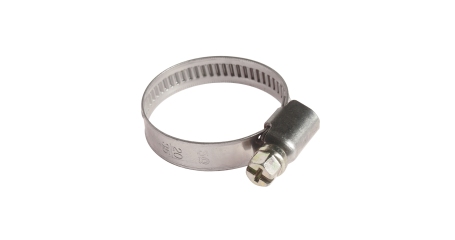 Хомут ленточный червячный JTC ZN35 (020-035 мм, 9 мм, нержавеющая сталь)