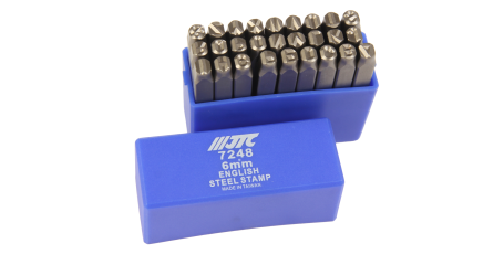 Клейма буквенные латиница JTC 7248 (6 мм)