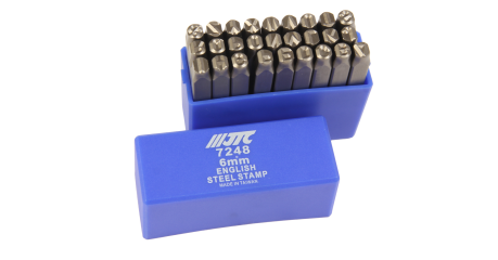 Клейма буквенные латиница JTC 7248 (6 мм)