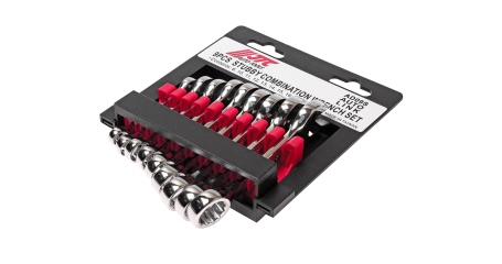 Набор ключей комбинированных укороченных JTC AD09S (8-17 мм, 9 предметов)