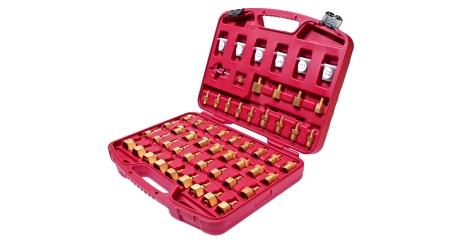 Набор адаптеров для тестирования автокондиционера JTC 4627 (VW, AUDI, в кейсе)