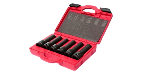 Набор головок торцевых 3/4" TORX (E18-E24) 12-ти гран. (17-19мм) ударных глубоких L=110мм 6 пр. JTC