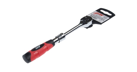 Трещотка телескопическая JTC 5025 (1/4", 72 зуба, 150-200 мм)