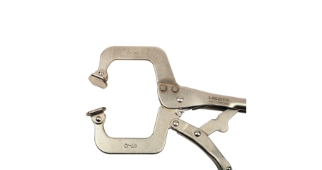 Licota APT-39014B Ручные тиски струбцина С-образные с шарнирными губками 275 мм