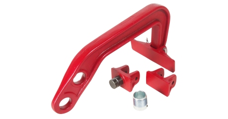 Крюк вытяжной для кузовных работ, усилие 4т со сменными упорами JTC