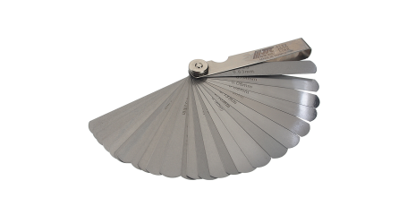 Набор щупов прямых для установки зазора JTC 4289 (0,04-0,63 мм, 0,0015-0,025