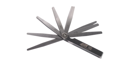 Набор щупов прямых остроконечных для установки зазора JTC 4288 (0,05-1,0 мм, 20 шт.)