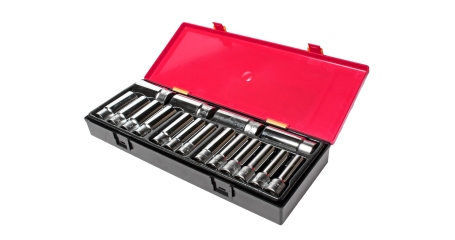 Набор головок торцевых 12-ти гранных глубоких JTC K4172 (1/2