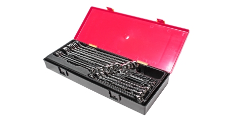 Набор ключей комбинированных с зеркальной полировкой JTC K6171 (6-23 мм, 17 предметов в кейсе)