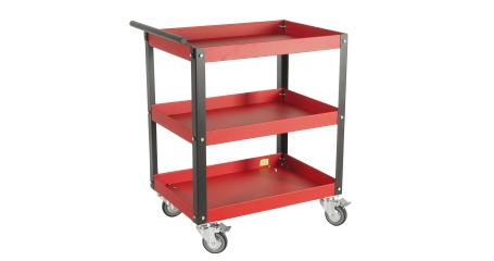 Тележка инструментальная открытого типа JTC 5921 (3 полки, 684х469х870 мм)