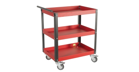 Тележка инструментальная открытого типа JTC 5921 (3 полки, 684х469х870 мм)