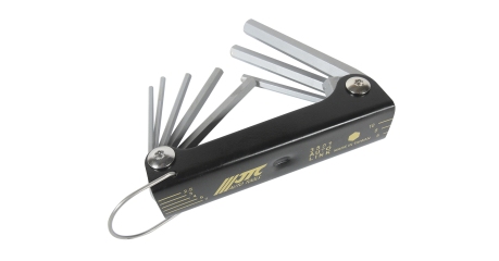 Набор ключей шестигранных раскладной JTC 3501 (2,5-10 мм, 8 предметов)