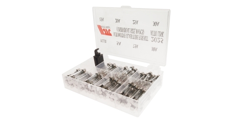 Предохранитель стеклянный трубчатый JTC 2025 (5-30А, 106 шт. в боксе)