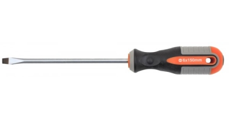 Отвертка стержневая шлицевая 752615, ROUND GRIP, SL6x150 мм