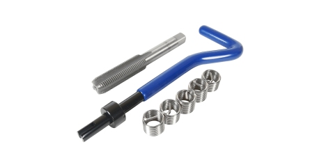 Набор инструментов и вставок для восстановления резьбы М10х1.25мм L=13.5мм 7 предметов JTC