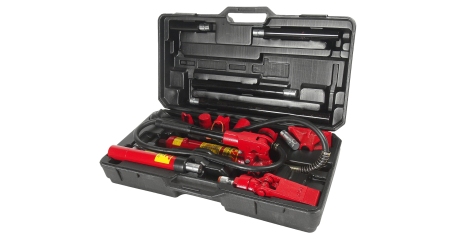 Набор инструментов для кузовных работ гидравлический JTC HD204 (усилие 4 т, 17 предметов в кейсе)