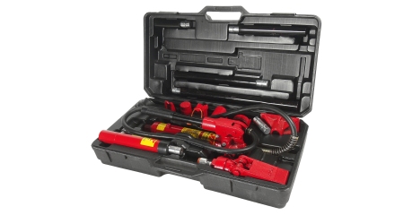 Набор инструментов для кузовных работ гидравлический JTC HD204 (усилие 4 т, 17 предметов в кейсе)