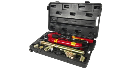 Набор инструментов для кузовных работ профессиональный JTC PB810 (усилие 10 т, 17 предметов)