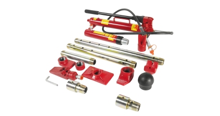 Набор инструментов для кузовных работ JTC HB510 (усилие 10 т, 21 предмет)