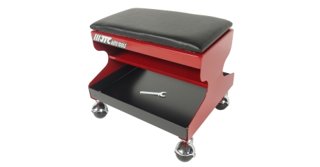 Стул рабочий стальной на колесах со съемным сиденьем из пенорезины JTC 5020 (350х300х310 мм)