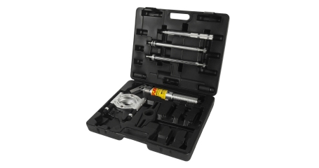 Съемник гидравлический в кейсе JTC PM410 (4 т, длина 250, ширина 55/110, поршень 60 мм, масса 7,6 кг)