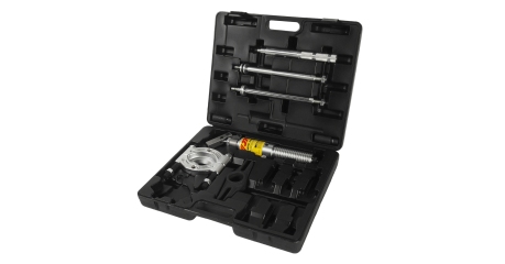 Съемник гидравлический в кейсе JTC PM410 (4 т, длина 250, ширина 55/110, поршень 60 мм, масса 7,6 кг)