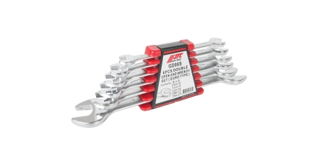 Набор ключей рожковых двухсторонних JTC GD06S (8-21 мм, 6 предметов в кейсе)