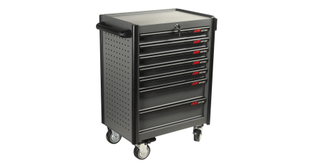 Тележка инструментальная JTC 5021 с набором инструментов JTC 279 (7 секций, 279 предметов)