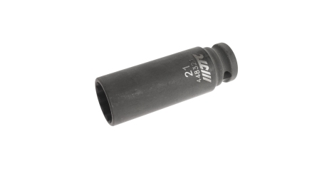 Головка торцевая 12-ти гранная ударная тонкостенная JTC 448321 (1/2", 21 мм,  L=82 мм)