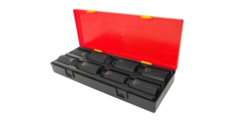 Набор головок торцевых 1/2" глубоких JTC K4087 (6-ти гранных 30-36 мм / 12-гранных 30-36 мм, 8 предметов)