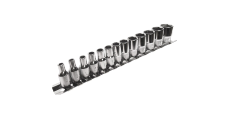 Набор головок торцевых 6-ти гранных JTC H213M (1/4