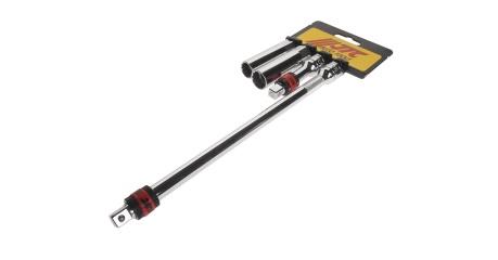 Набор головок торцевых для свечей зажигания 3/8" JTC H304S (удлиненных 3", 10", головка 14 мм,16 мм)