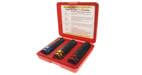 Набор головок торцевых ударных с фиксированным усилием 17,19,21мм 3 предмета в кейсе JTC