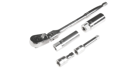 Набор головок торцевых магнитных для свечей зажигания с фиксатором JTC 3905A (трещотка, удлинитель, головка)