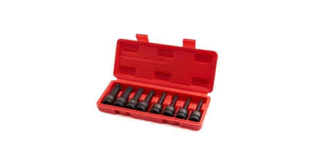 Набор головок ударных ROSSVIK ST242 1/2, Torx T30-T80, 8 предметов