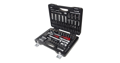 Набор головок торцевых, бит и бит-головок JTC T110B-B72 (1/4", 1/2", 110 предметов в кейсе)