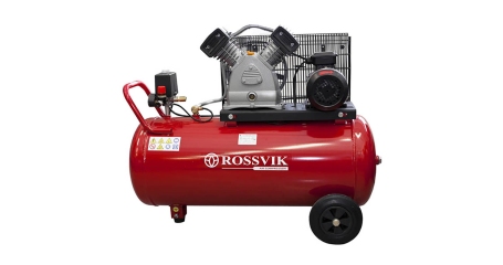 Компрессор ROSSVIK СБ4/С-100.LB30А (420 л/мин, 10 бар, ресивер 100 л, 220В/2,2 кВт, RAL3001)