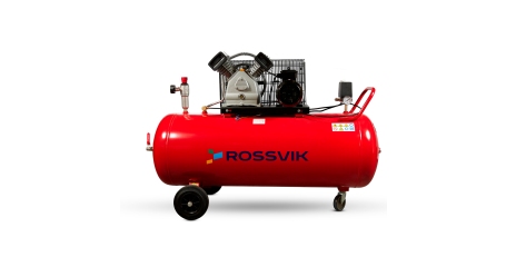 Компрессор ROSSVIK СБ4/С-200.LB30 (420 л/мин, 10 бар, ресивер 200 л, 380 В/2,2 кВт, RAL3001)