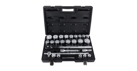 Licota ASK-10061 Набор торцевых головок 3/4" дюйм. и метр. 26пр. (1"-2", 19-50 мм)